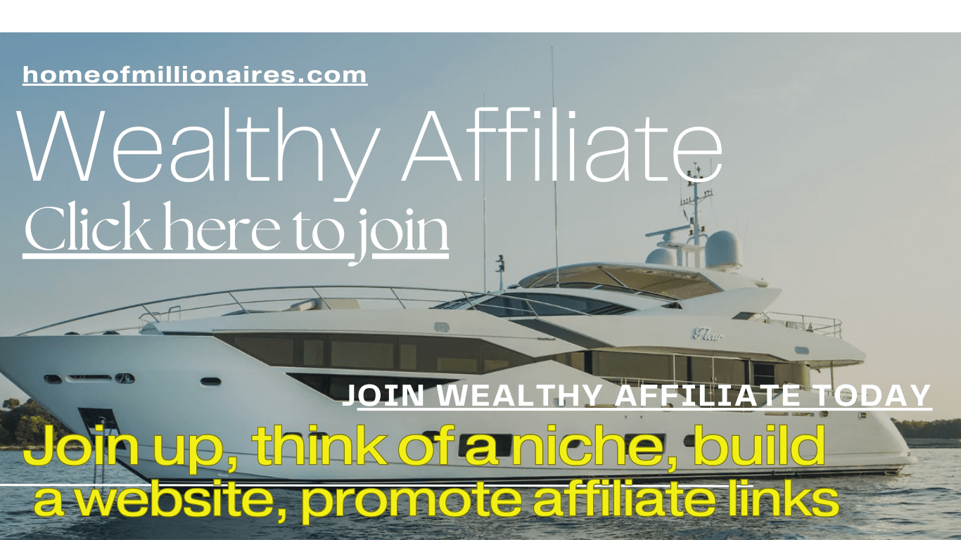 Wealthy Affiliate Sign Up