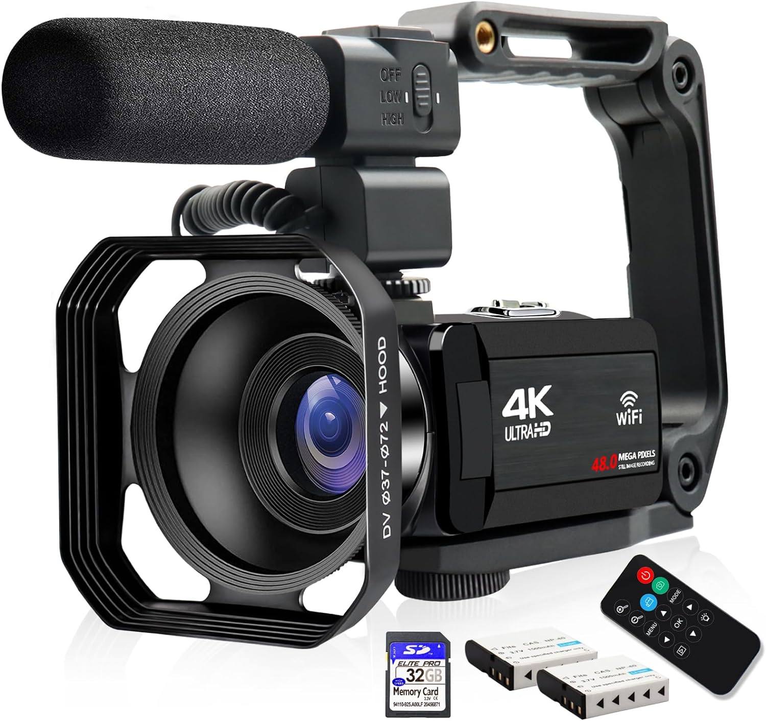 4K cameras for podcasting or streaming live.