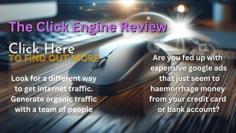 The Click Engine organic traffic solution.