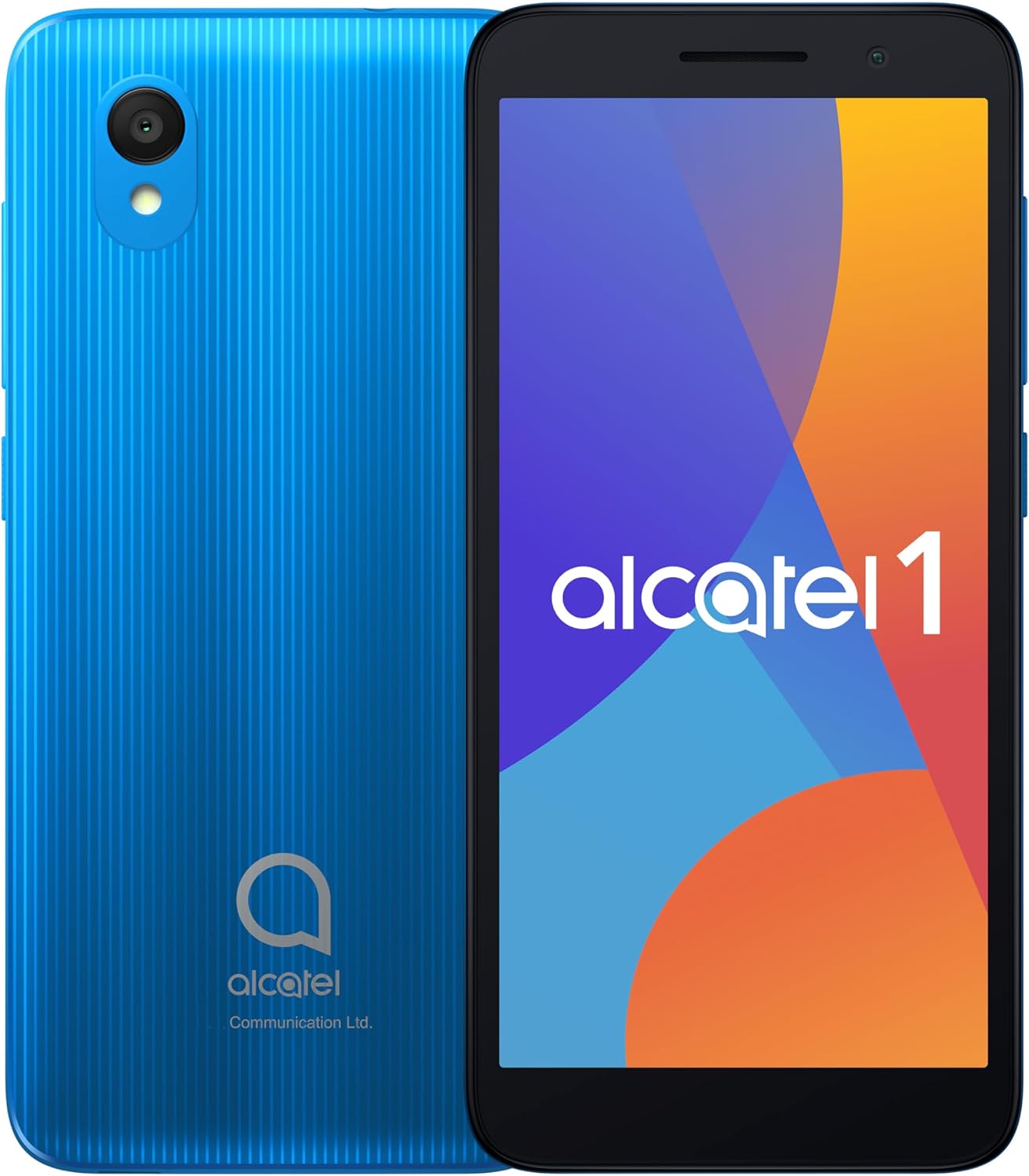 Alcatel 1 (32GB) 5.0 Full View Display - Removable Battery - Dual SIM GSM Unlocked US  Global 4G LTE International Version - Al Aqua