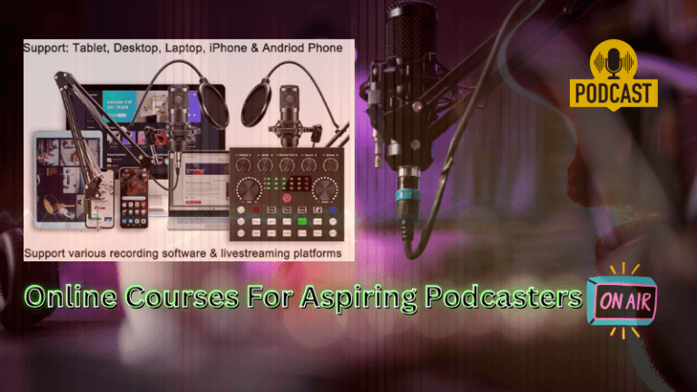 Online Courses and ideas for podcasting.