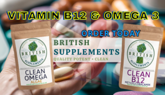 Vitamin B12 & Omega 3 from British Supplements