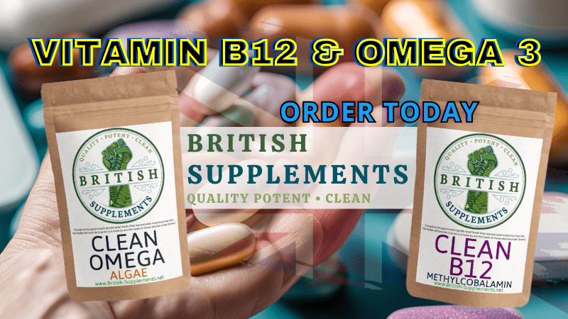 Vitamin B12 & Omega 3 from British Supplements