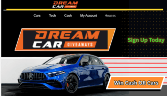 Dream Car Giveaway Main Logo Website Promotion